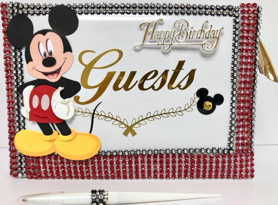 Puppy Dog Birthday Party Paw Theme signature Guest Book Keepsake Gift